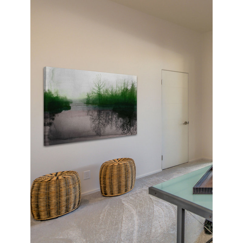 « coléoptère lake » par parvez taj,, reproduction d’art sur toile tendue, 40 po x 60 po