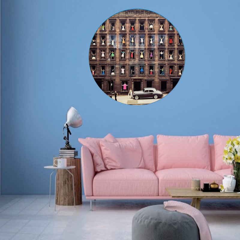 Art mural en verre Ormond Gigli, H 39,4 po x l 39,4 po