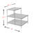 Knox Glam Mirrored Accent Table - Chrome