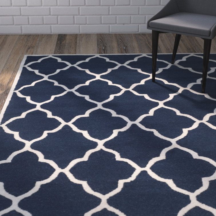 Cannen Hand Tufted Wool Geometric Rug