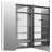 Maxstow Surface Mount Frameless Medicine Cabinet with LED Lighting-62722675-62722674