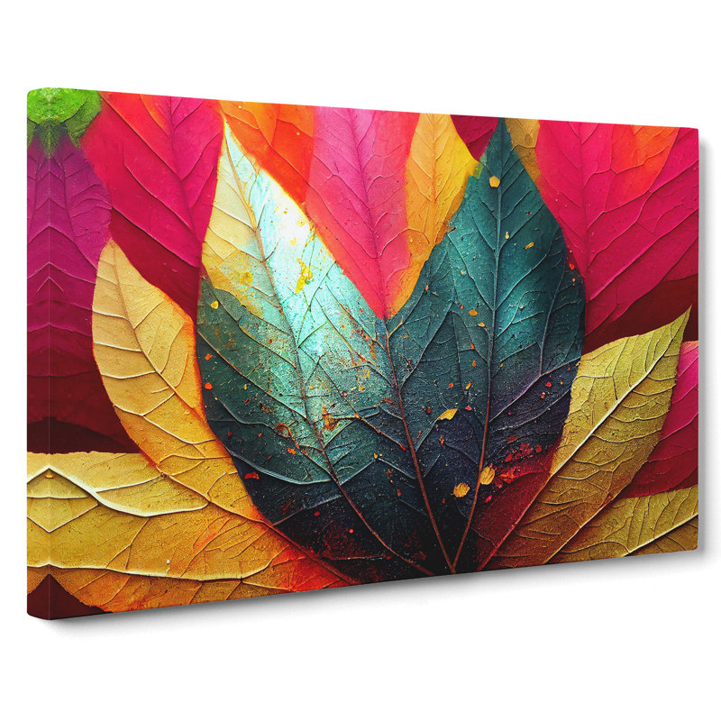 Magnificent Leaf - Wrapped Canvas