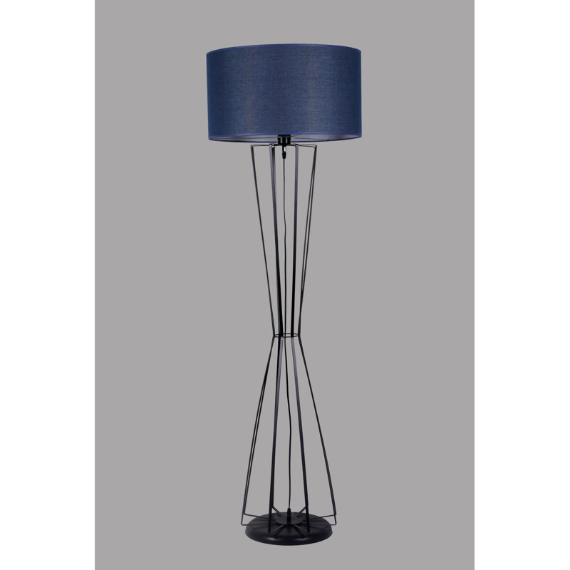 Lampe sur pied 63 ", Bleu marine
