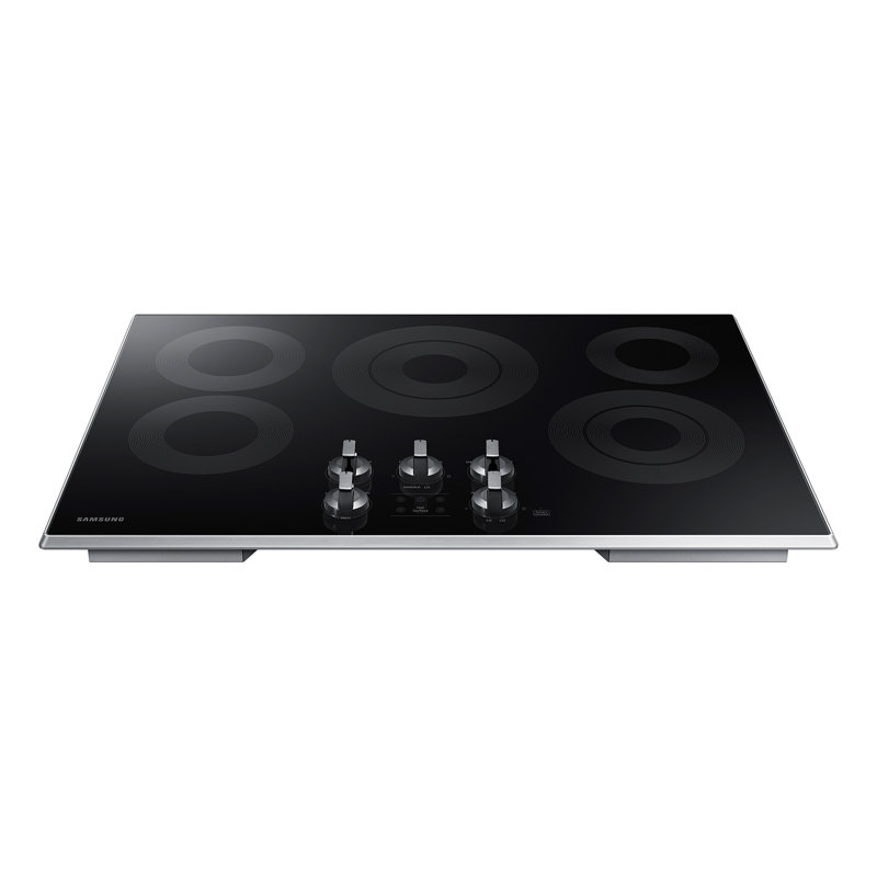 Surface de cuisson électrique intelligente Samsung de 30 po, Acier Inoxydable