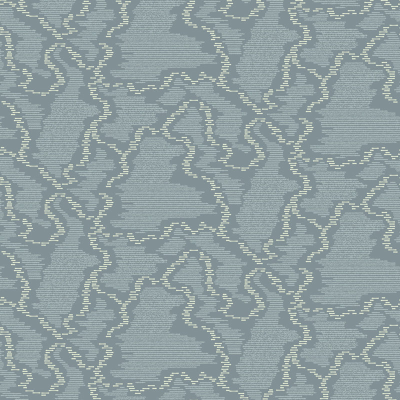 Electric Ripple - Wallpaper, Linen, Peel & Stick