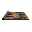 Tapis à motif beige/bleu-1606888555