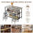 Grondin 47.24" Iron Kitchen Island Set-1016833062