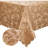 Round Table Cloth, Waterproof Heavy Duty Vinyl Tablecloths, Wipeable Washable Table Cover For Kitchen And Dining Room-1185044685