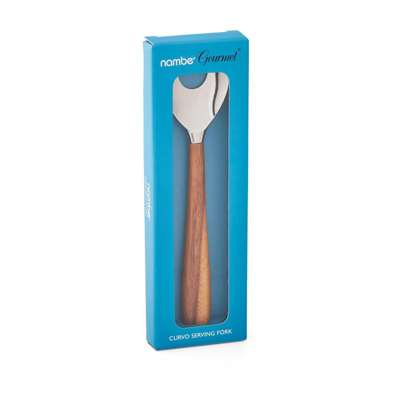 Nambe Curvo Serving Fork