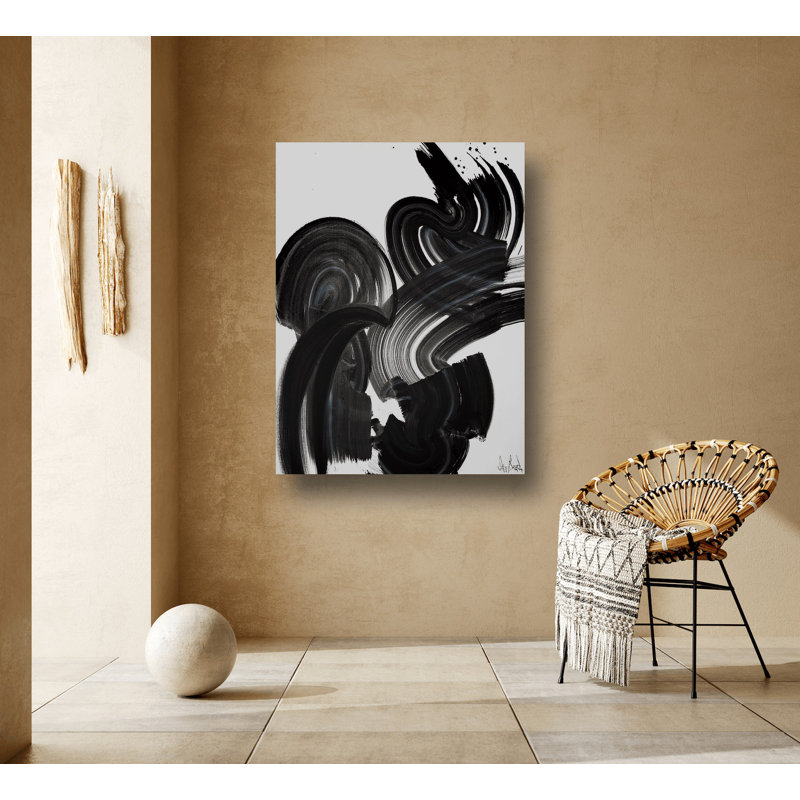 Current I On Giclee Canvas Hand Embellished Art, 60" H x 40" W x 1.5" D, Wrapped Canvas
