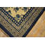 Antique Ningxia Chinese Geometric Beige 1850s Rug