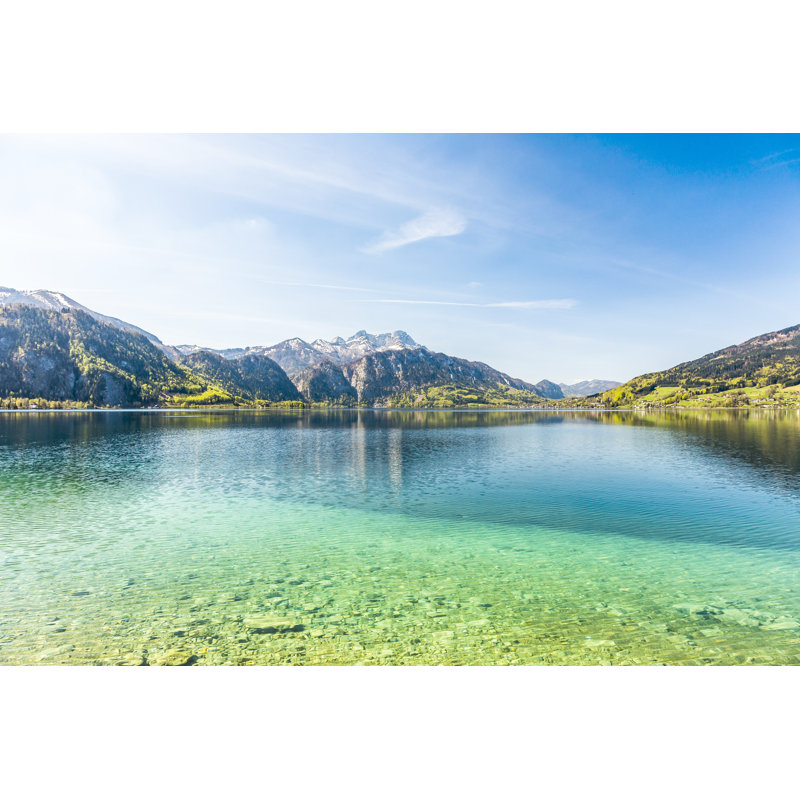 Alpine Lake - Wrapped Canvas Print, 20cm H x 30cm W x 3.8cm D
