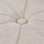 L 48,5 po x P 32,5 po H 18 po en tissu crème, centre des boutons, épais, sans repose-pieds pour la maison H 18 po,-131258426