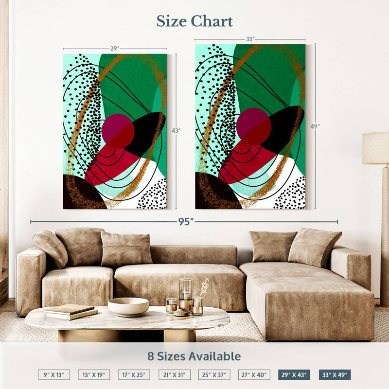 Deco Lollipop, 51" H x 34" W