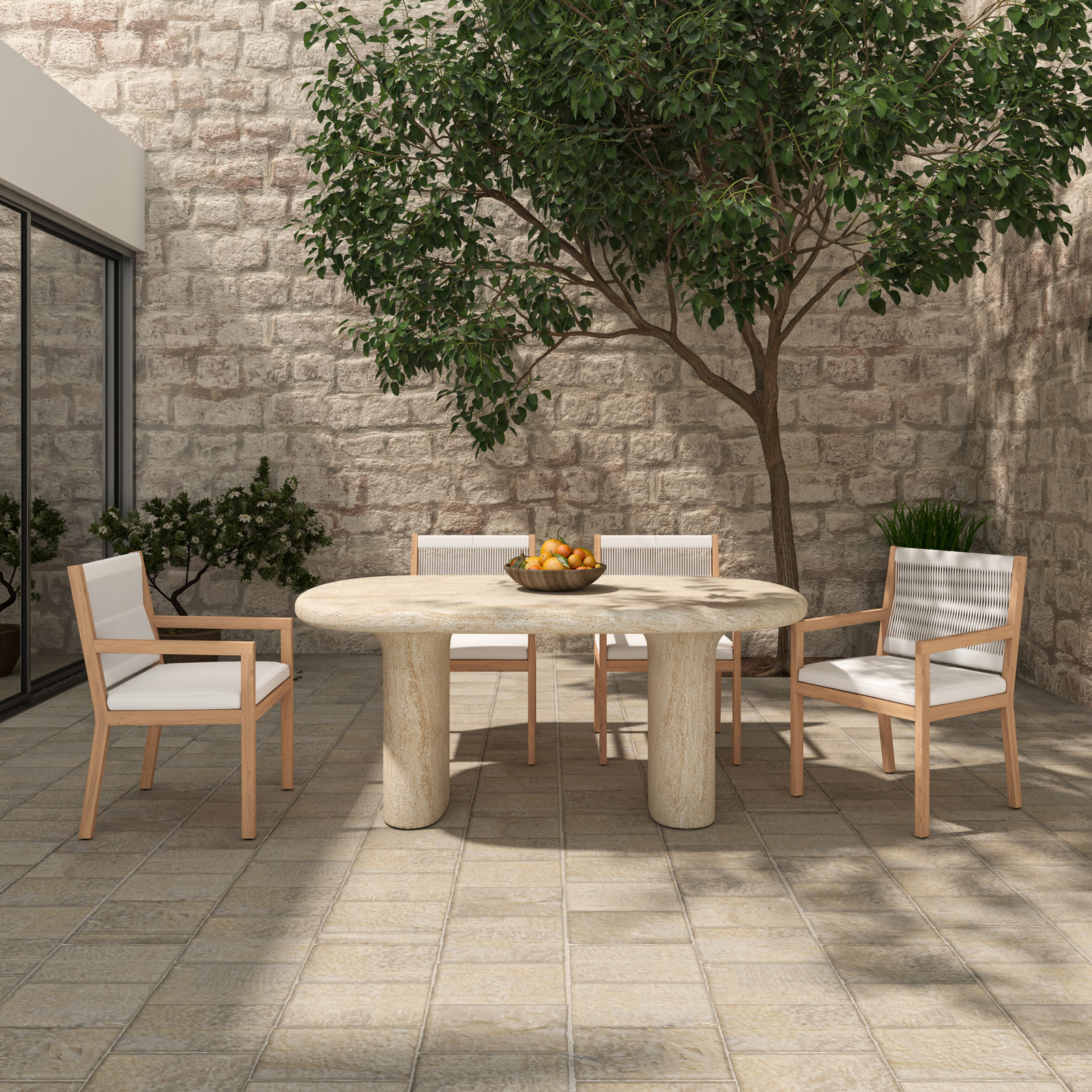 Sela 78" Patio Dining Table