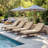 Outdoor 4'' Chaise Lounge Cushions Lounge Chair Cushions 26" W X 80" L-423027324-408104540-408150297