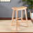 Calvin Four Leg Counter Stool with Saddle Seat in Natural, 23.84'' H X 17.24'' W X 14.24'' D-1352184542