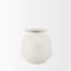 Petit vase Donzel blanc avec taches noires