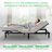 Harlequin Massaging Zero Gravity Adjustable Bed with Wireless Remote-1778510022