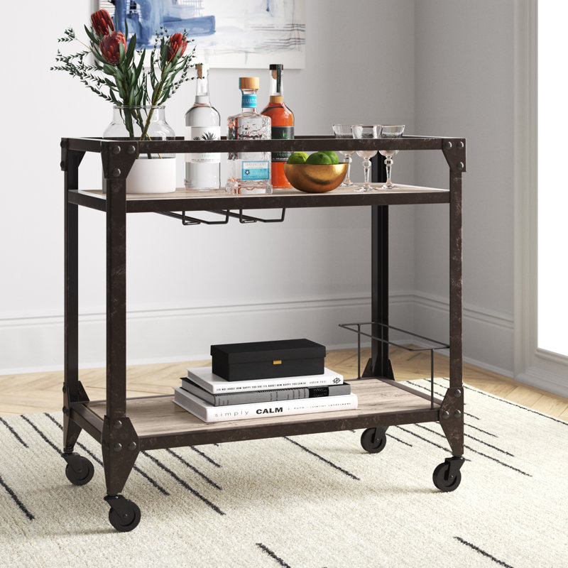 Industrial Bar Cart