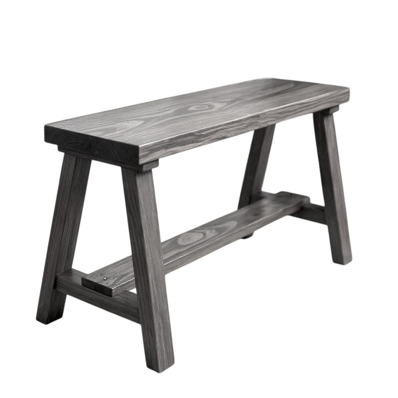 Heritage Farmhouse Bench, 21" H x 36" W x 16" D, Gray