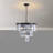 7 - Light Crystal,Metal Dimmable Tiered Chandelier-309487471