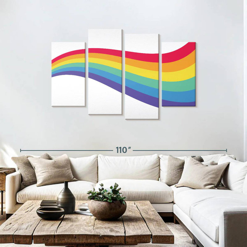 Kiahanna Eternal Pride Colors, 48" H x 75" W