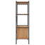 Ellaruth 130 cm H x 80 cm W Steel Geometric Bookcase-218407807
