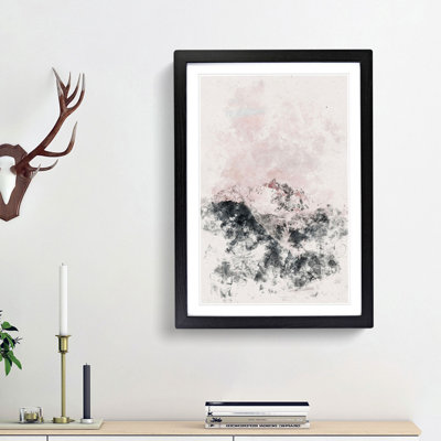 The Pink Mountain - Single Picture Frame Print on MDF
