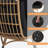 Swivel Wicker Outdoor Lounge Chair-96071682-96071683