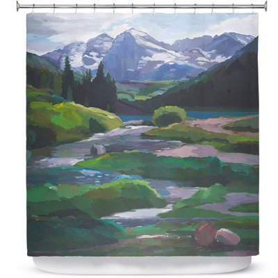 Rideau de douche simple aspen bells