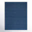 Tapis bleu marine en laine et en coton tissé à la main Amira-712414910