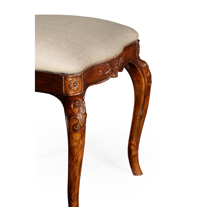 Mazo Upholstered Dining Chair, Antique Mahogany