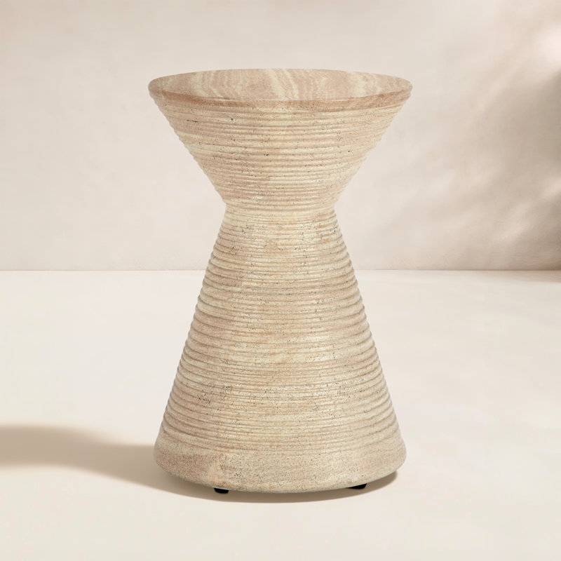 Table d'appoint d'extérieur Fern, Naturel