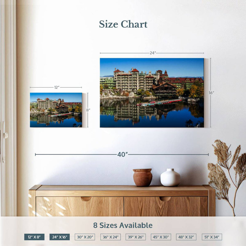 Mohonk Mountain House, H 16 po x l 24 po