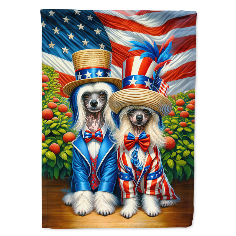 Drapeau «All American House», Jaune chinois à crête