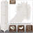 8 Panel Room Divider, Tall Folding Privacy Screen,...