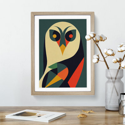 XV1022-695X Art Deco Bird No.3 - Single Picture Frame Print