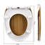 Bamboo Elongated Standard Toilet Seat