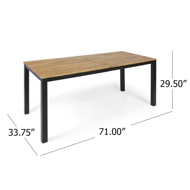 Bohl Rectangular Outdoor Dining Table