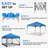 12 Ft X 12 Ft One-Push Set Up Canopy Tents With Sidewalls And Sandbags-121221106