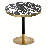 30" Round Sintered Stone Dining Table With Metal Pedestal Base – Commercial & Residential Use For Cafés, Restaurants & Small Spaces-124302014-128942186