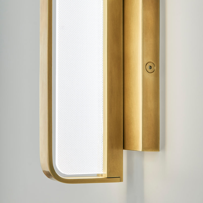 Banda 1 - Light LED Bath Bar, Natural Brass