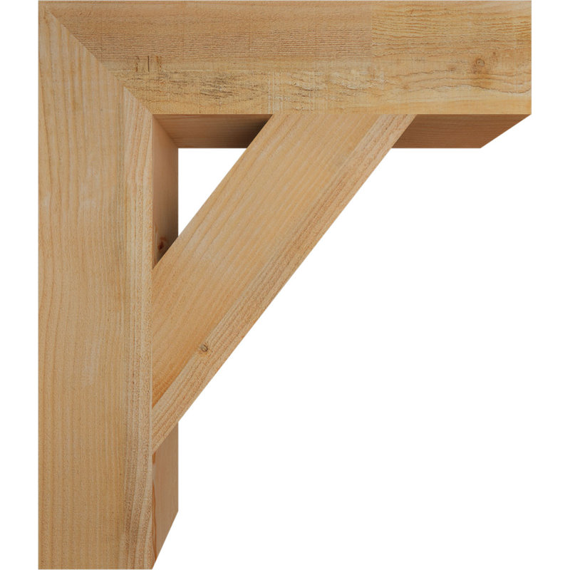 Support de bloc traditionnel, Douglas (sciage brut), H 30 po x l 6 po x P 26 po