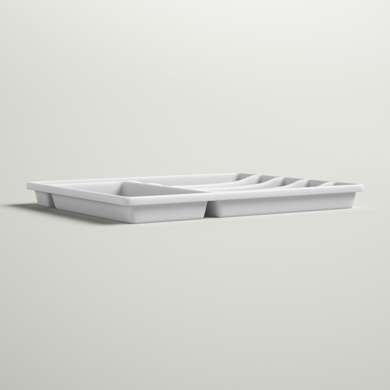 Belen 1.5" H x 16.1" W x 12.8" D Flatware & Kitchen Utensils Drawer Organizer