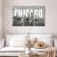 Impression sur toile monochromatique de Chicago-1083388544