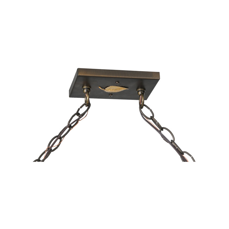 Doby 6 - Light Pendant, 43" H x 48" W x 17" D, Oil Rubbed Bronze