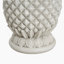 Table d'appoint en forme d'ananas, base de parasol pour patio extérieur