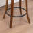 Devaney Swivel Upholstered Counter Stool With Wood Frame-123161752