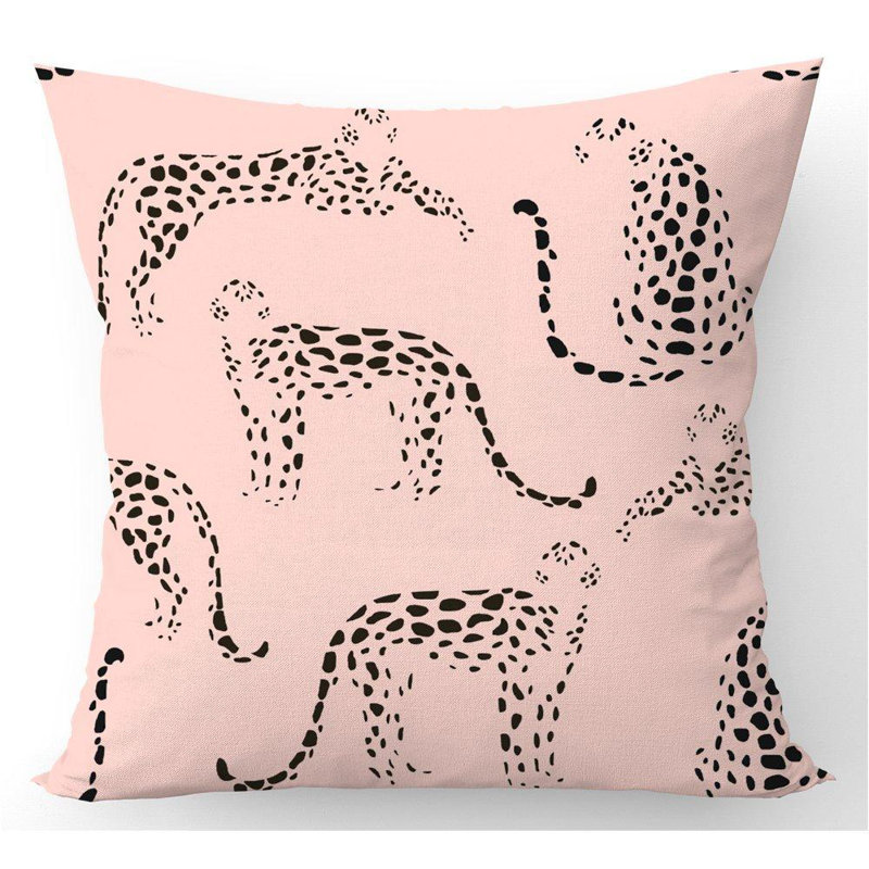 Sturgis Animal Print Square Cushion